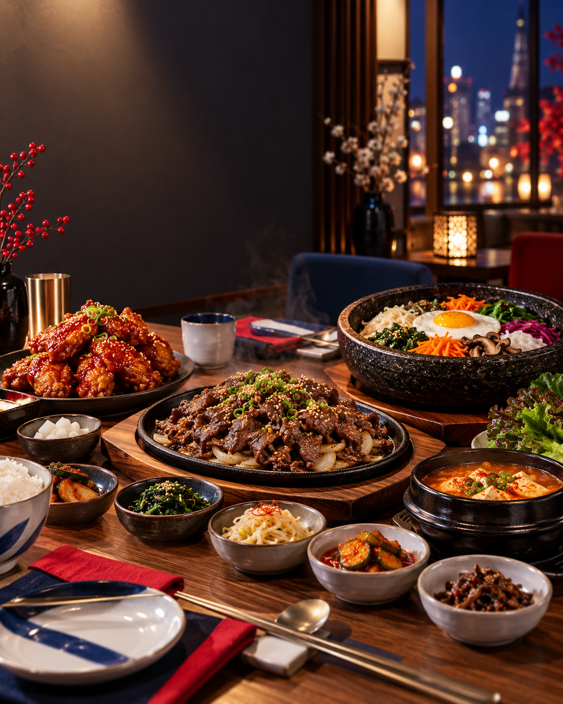 Korea House campaign background
